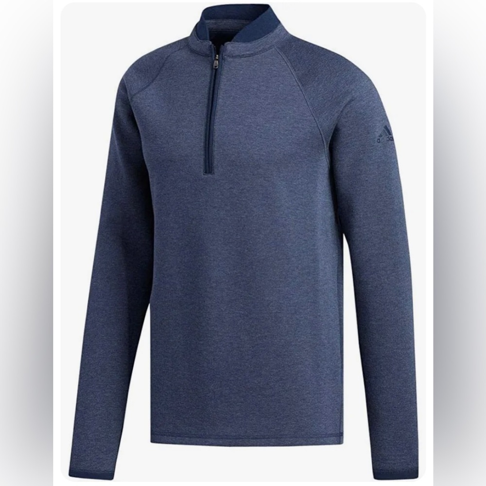 Adidas Men's Classic Club ¼ Zip Golf Pullover Navy Large
